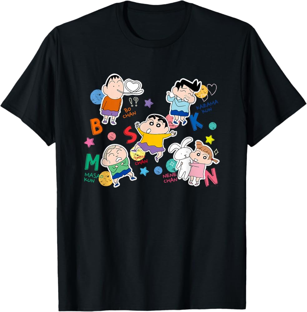 Amazon | 【まんが】クレヨンしんちゃん かすかべ防衛隊 Tシャツ | T